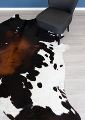 Reddish Cowhide Rug (Size: 240 x 220 CM)