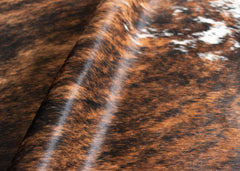 Dark Brindle Cowhide Rug (Size: 270 x 240 CM)