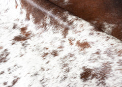 Salt Pepper Tri-Color Cowhide Rug (Size: 230 x 190 CM)