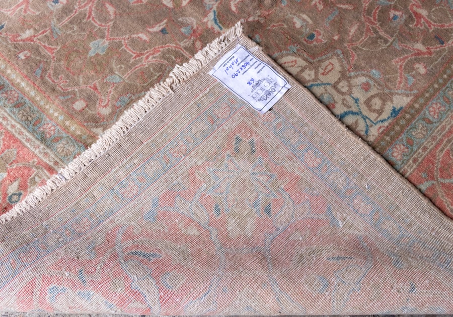 Vintage Mahal Hand-Knotted Wool Persian Rug