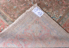 Vintage Mahal Hand-Knotted Wool Persian Rug