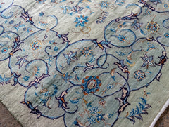 Vintage Kerman Hand-Knotted Wool Persian Rug