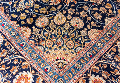 Vintage Kashmar Hand-Knotted Persian Wool Rug