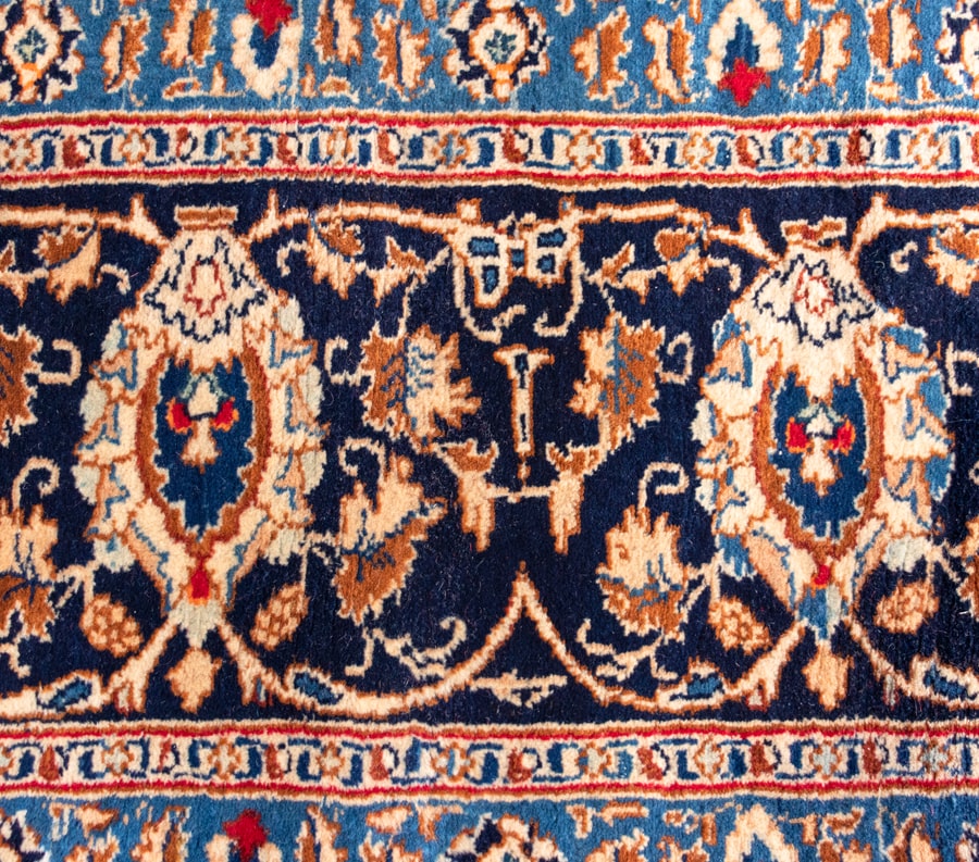 Vintage Kashmar Hand-Knotted Persian Wool Rug