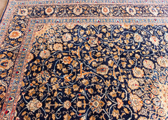 Vintage Kashmar Hand-Knotted Persian Wool Rug