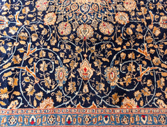 Vintage Kashmar Hand-Knotted Persian Wool Rug