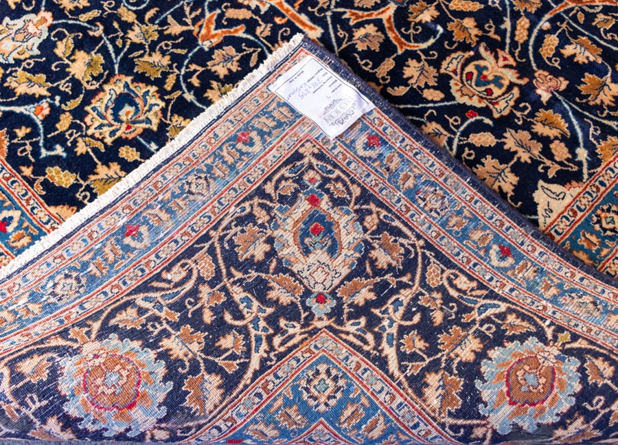 Vintage Kashmar Hand-Knotted Persian Wool Rug