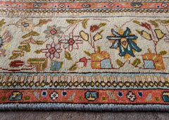 Vintage Tabriz Hand-Knotted Wool Persian Rug