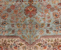 Vintage Tabriz Hand-Knotted Wool Persian Rug