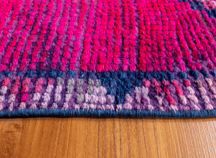 Vintage Turkish Hand- Knotted Wool Runner Rug