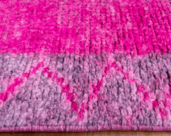 Vintage Turkish Hand- Knotted Wool Runner Rug