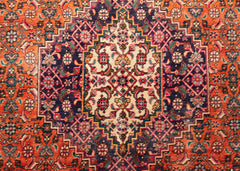 Vintage Tabriz Hand-Knotted Wool Persian Rug