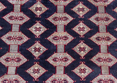 Vintage Torkman Hand-Knotted Wool Persian Rug