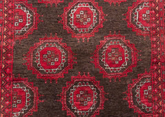 Vintage Baluch Hand-Knotted Wool Persian Rug