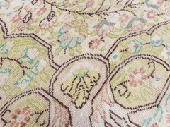 Vintage Hand-Knotted Distressed Turkish Rug