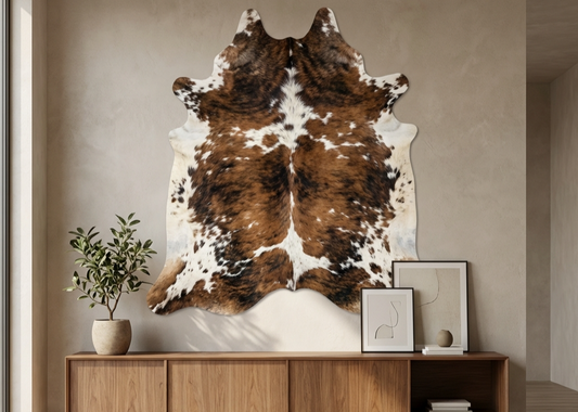 cowhide rug wall decor Australia