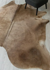 (Rare) Gris Tan Cowhide Rug (Size: 240 x 210 CM) CHR2401