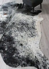 Salt Pepper Black & White Cowhide Rug (Size: 270 X 230 CM) CHR2426