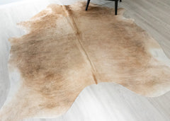 Light Brindle Cowhide Rug (Size: 230 X 210 CM) CHR2362