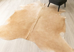 (Rare) Palomino Cowhide Rug (Size: 260 X 220 CM) CHR2364