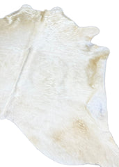 (Rare) Cream Off White Cowhide Rug (Size: 210 X 190 CM) CHR1893