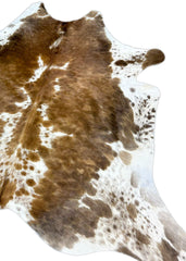 Salt Pepper Brown & White Cowhide Rug (Size: 230 X 200 CM) CHR1900