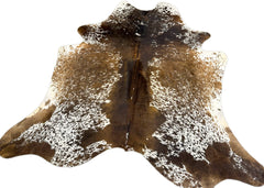 Salt Pepper Tri-Color Cowhide Rug (Size: 240 X 210 CM) CHR1910