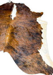 Medium White Spine Belly Brindle Cowhide Rug (Size: 250 X 210 CM) CHR1921