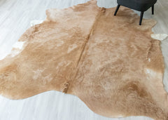 (Rare) Palomino Cowhide Rug (Size: 250 X 240 CM) CHR2387