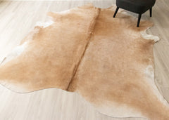 (Rare) Palomino Cowhide Rug (Size: 250 X 240 CM) CHR2366