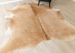(Rare) Palomino Cowhide Rug (Size: 250 X 240 CM) CHR2366