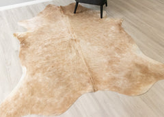 (Rare) Palomino Cowhide Rug (Size: 230 X 200 CM) CHR2372