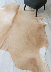 (Rare) Palomino Cowhide Rug (Size: 240 X 210 CM) CHR2376