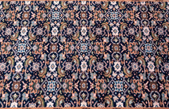 Oriental Agra Hand-Knotted Wool Small Hallway Runner Rug