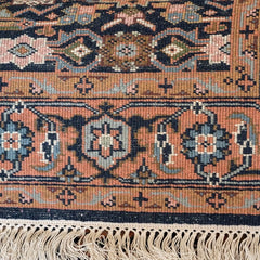 Oriental Agra Hand-Knotted Wool Small Hallway Runner Rug