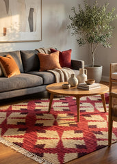 Modern kilim Flatweave Wool Rug