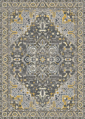 Grey Vintage Area Rug