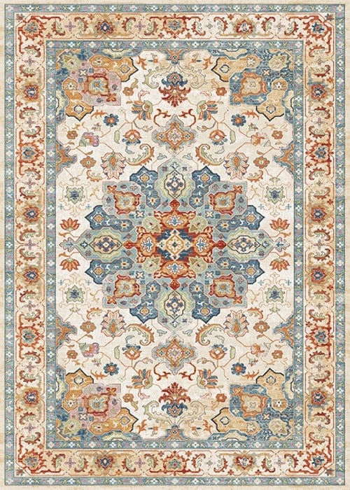 Multi-Colour Vintage Area Rug