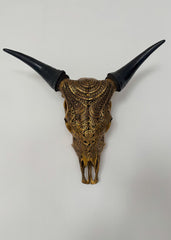 Authentic Cow Hand Carved Skull