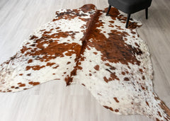 Brindle Tricolor Cowhide Rug (Size: 230 X 210 CM)