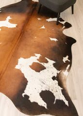 Reddish Cowhide Rug (Size: 240 X 200 CM) CHR2199