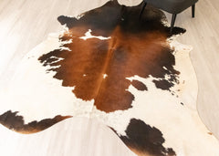 Reddish Cowhide Rug (Size: 240 X 200 CM) CHR2202