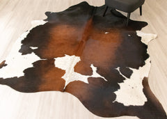 Reddish Cowhide Rug (Size: 250 X 210 CM) CHR2203