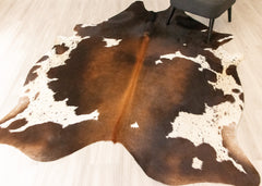 Reddish Cowhide Rug (Size: 240 X 180 CM) CHR2206