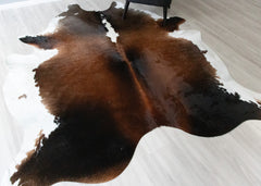 Reddish Cowhide Rug (Size: 260 X 220 CM) CHR2537