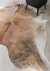Light Brindle Cowhide Rug (Size: 270 X 230 CM) CHR2538
