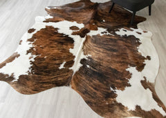 Exotic Tricolor Cowhide Rug (Size: 250 X 210 CM) CHR2540
