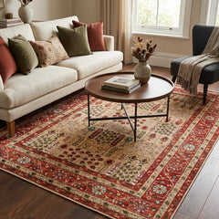 Multi-Colour Traditional Area Rug