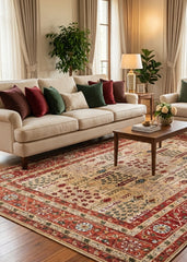 Multi-Colour Traditional Area Rug