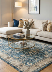 Multi-Colour Vintage Area Rug